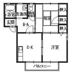 ディアス今宿の物件間取画像